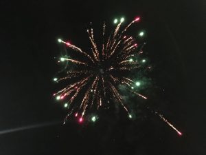 Feuerwerk zum neuen Jahr